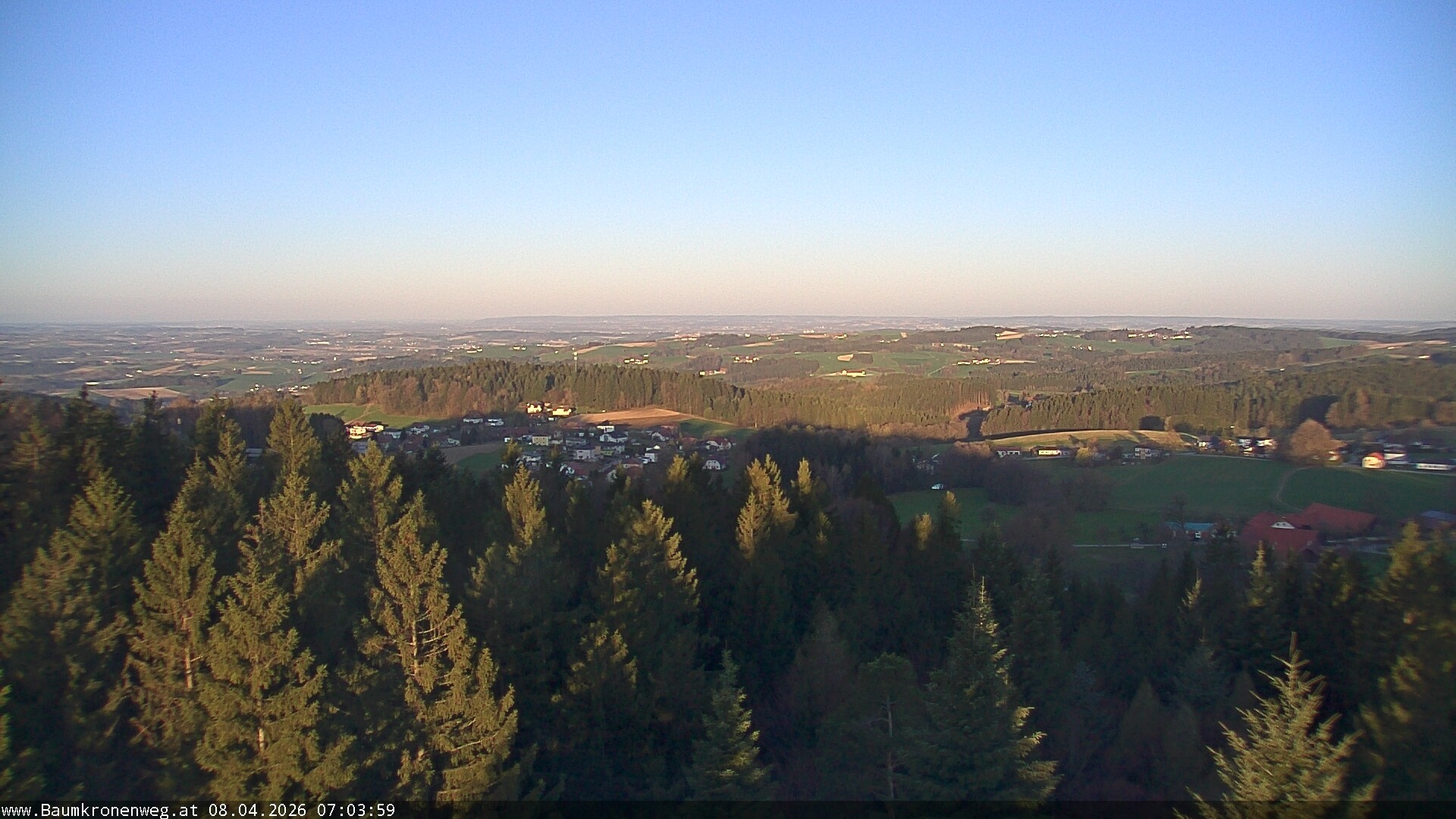 Archiv Foto Webcam Erlebnisturm Baumkronenweg Kopfing