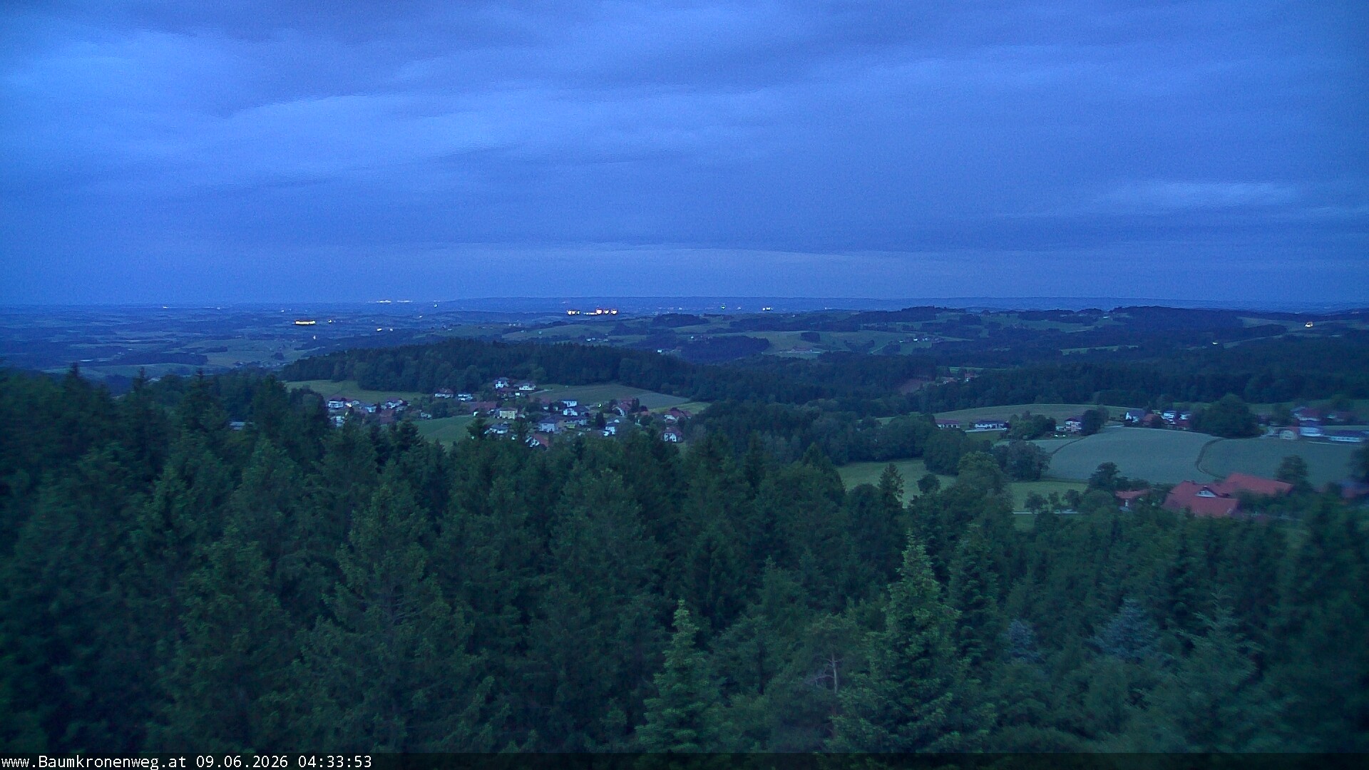 Archiv Foto Webcam Erlebnisturm Baumkronenweg Kopfing