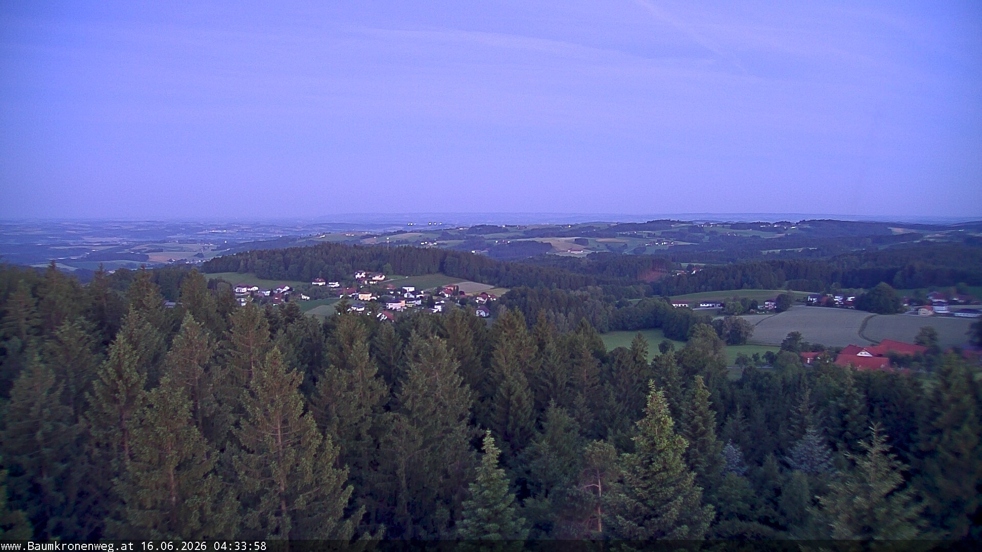 Archiv Foto Webcam Erlebnisturm Baumkronenweg Kopfing