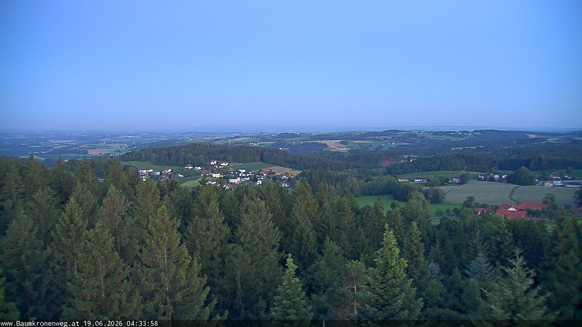 Archiv Foto Webcam Erlebnisturm Baumkronenweg Kopfing