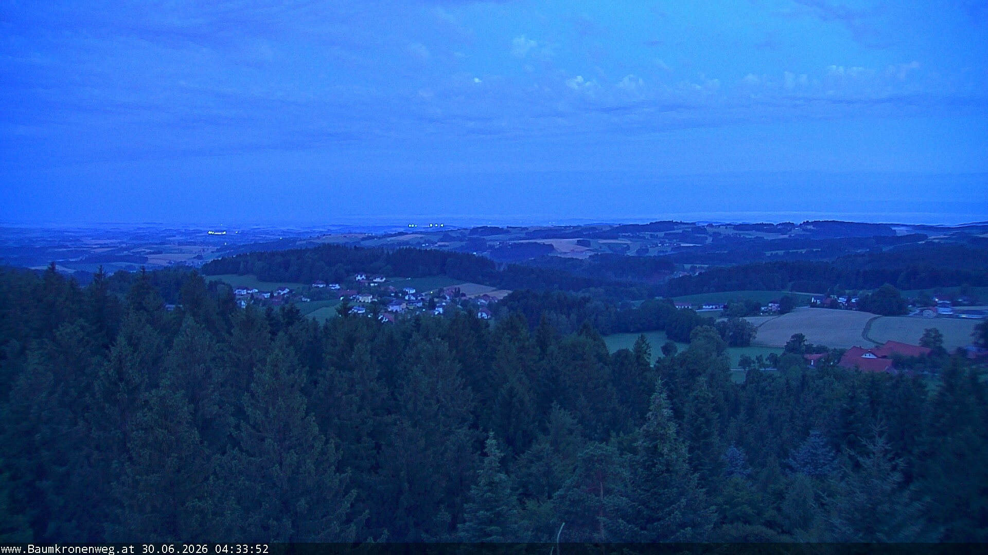 Archiv Foto Webcam Erlebnisturm Baumkronenweg Kopfing