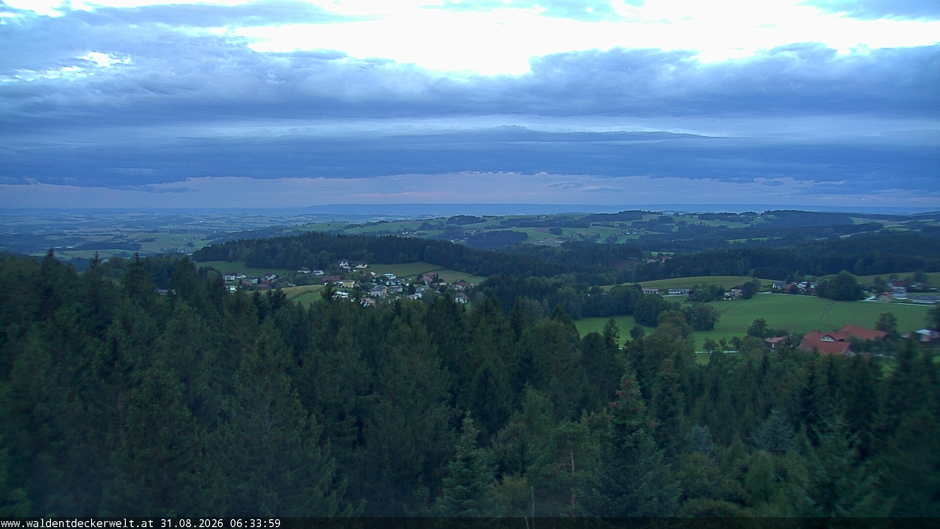 Archiv Foto Webcam Erlebnisturm Baumkronenweg Kopfing
