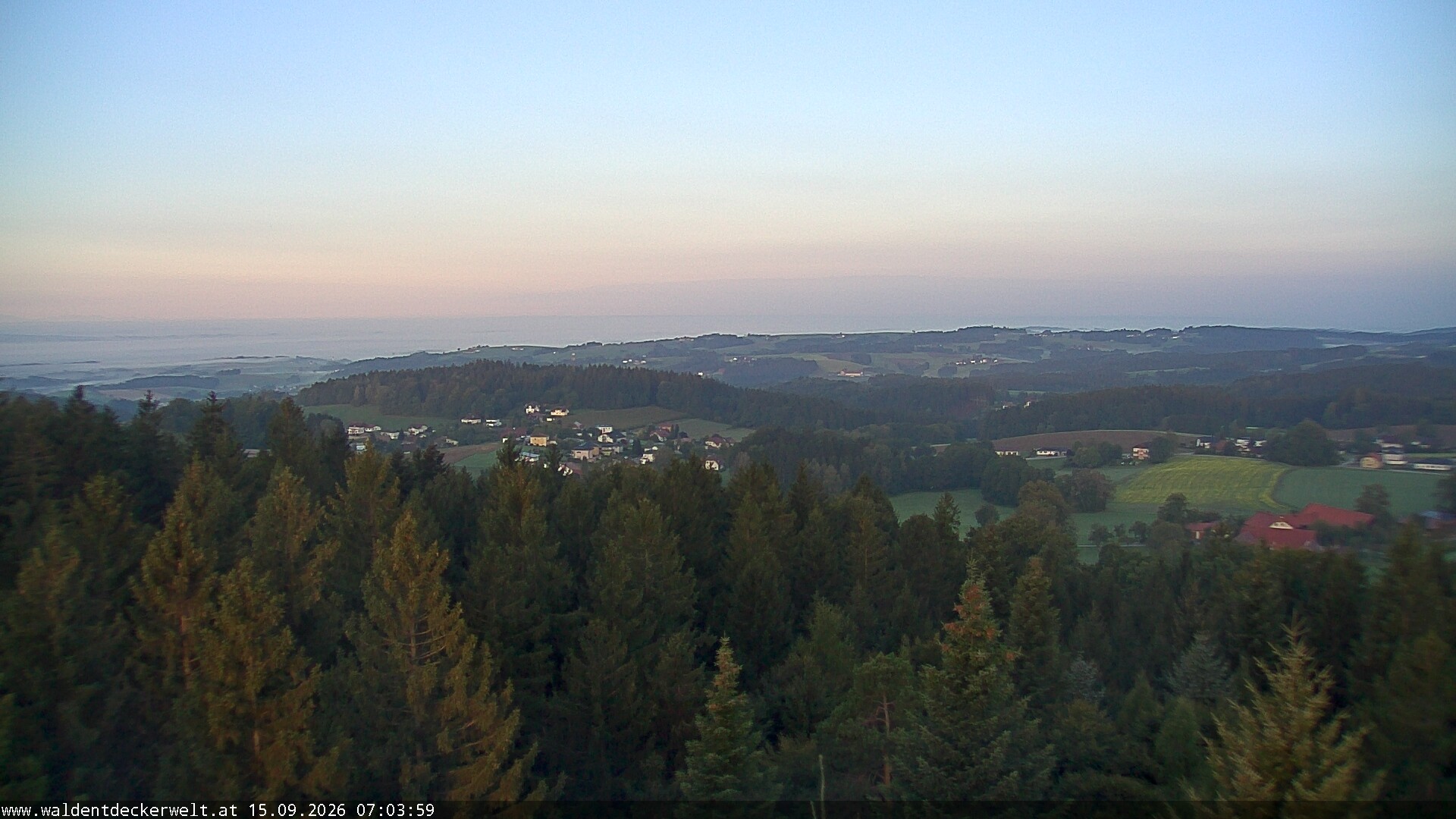 Archiv Foto Webcam Erlebnisturm Baumkronenweg Kopfing