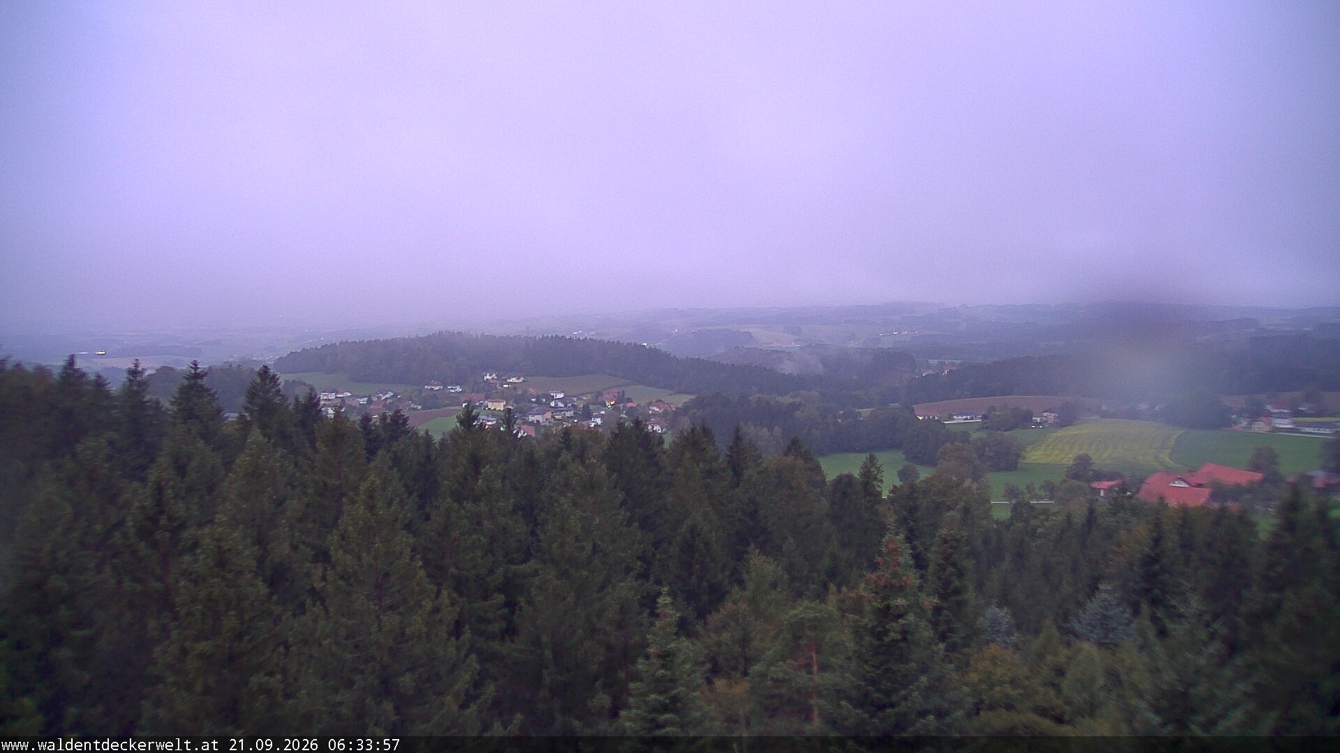 Archiv Foto Webcam Erlebnisturm Baumkronenweg Kopfing