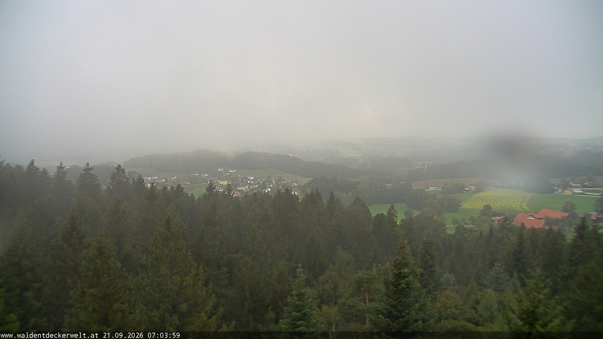 Archiv Foto Webcam Erlebnisturm Baumkronenweg Kopfing