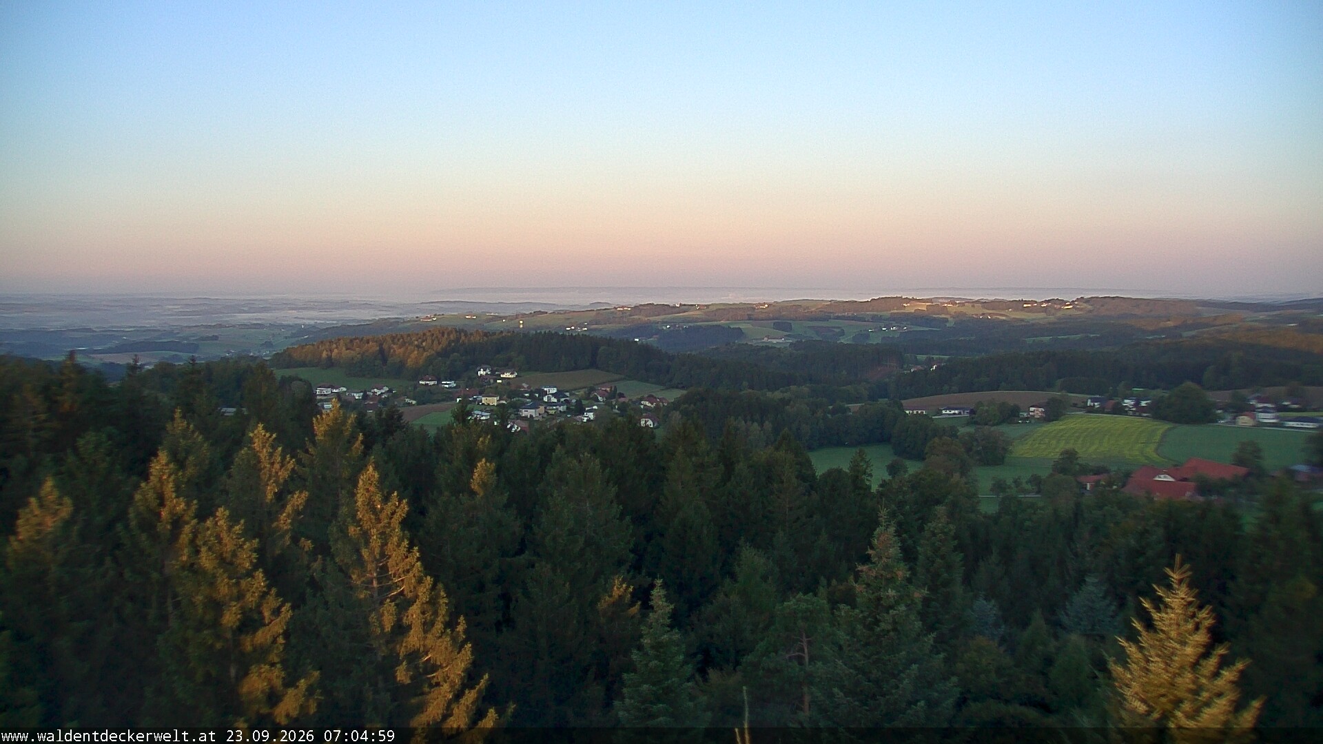 Archiv Foto Webcam Erlebnisturm Baumkronenweg Kopfing