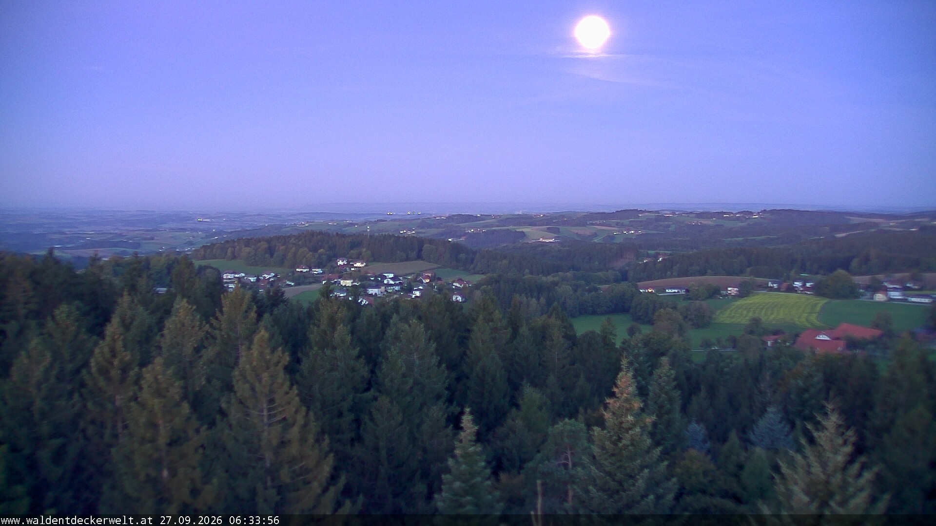 Archiv Foto Webcam Erlebnisturm Baumkronenweg Kopfing