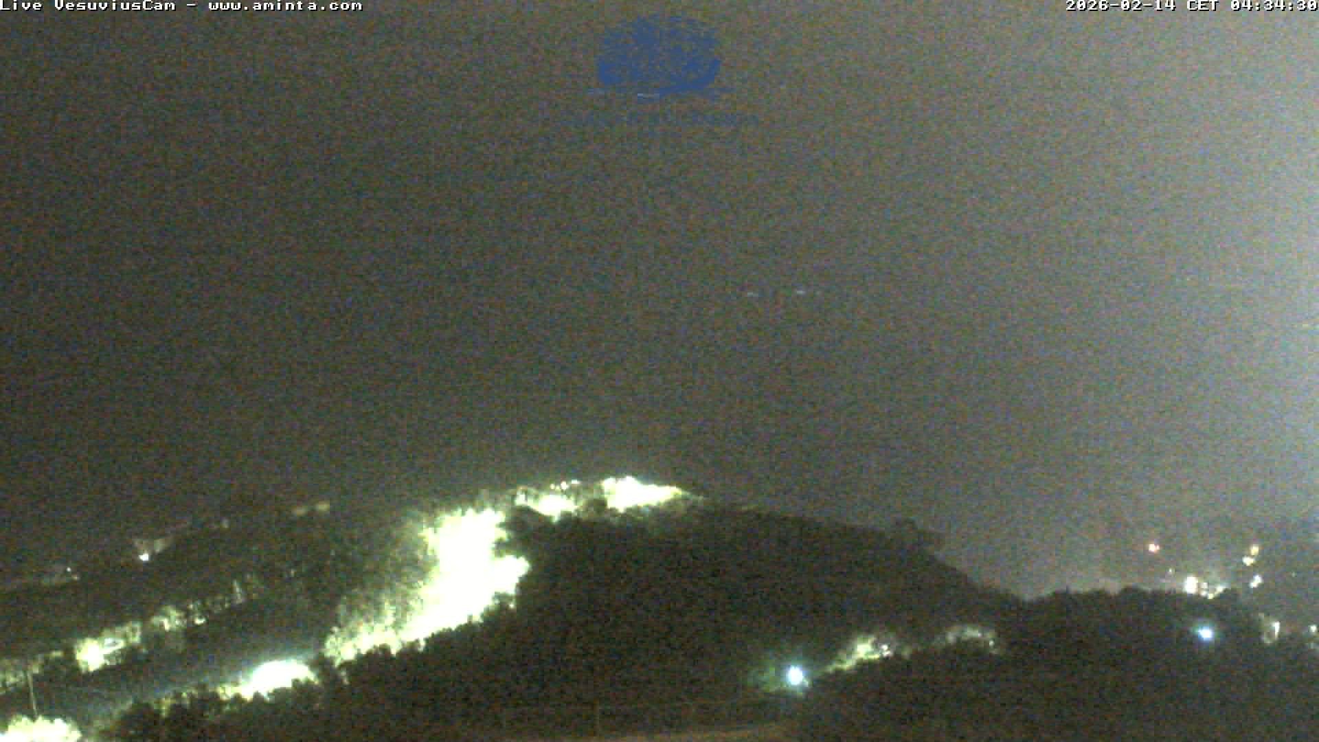 Archiv Foto Webcam Blick von Sorrento auf den Vesuv