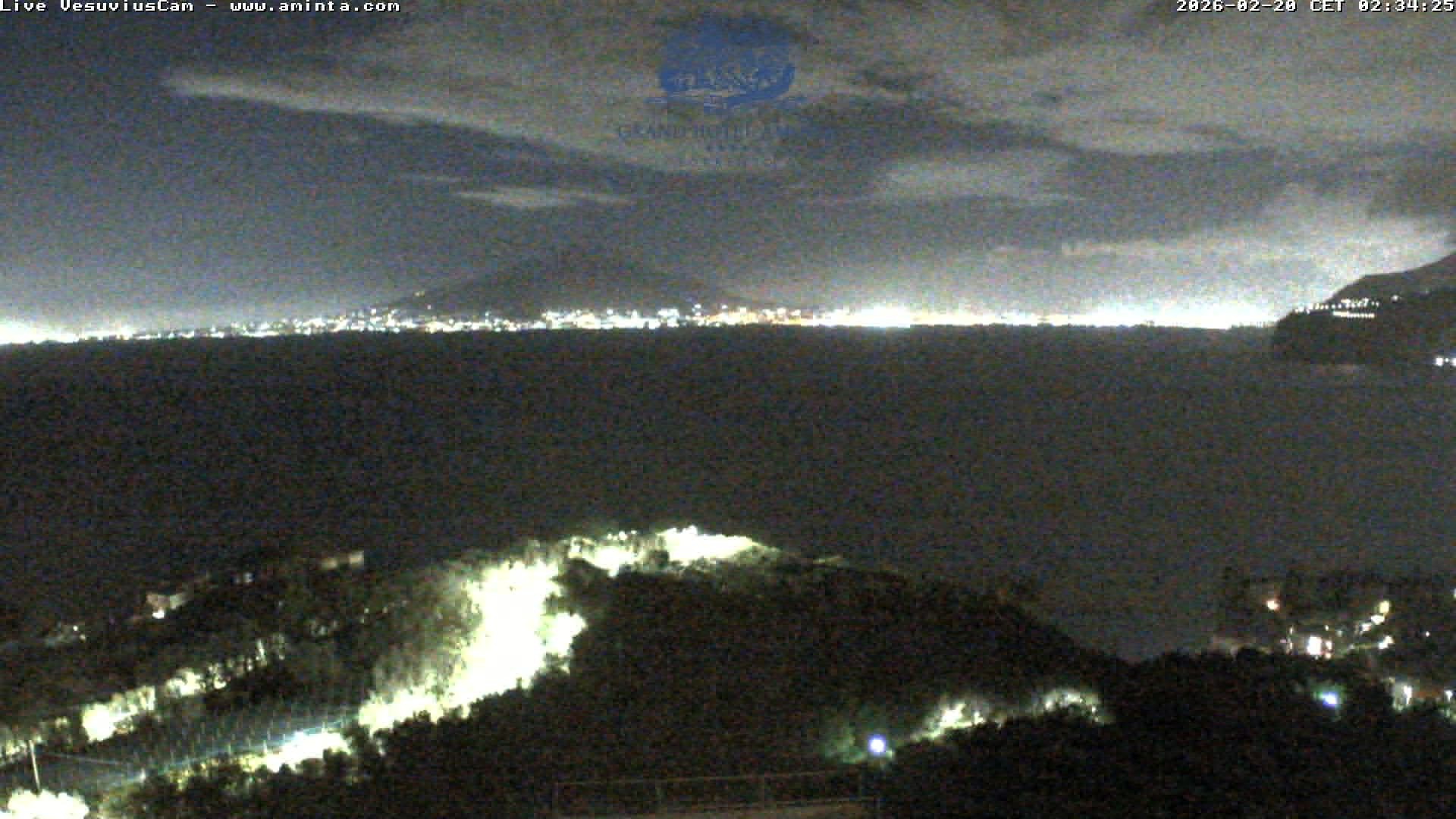 Archiv Foto Webcam Blick von Sorrento auf den Vesuv