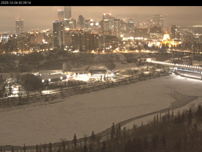 Archiv Foto Webcam Panoramablick auf das River Valley und die Skyline von Edmonton