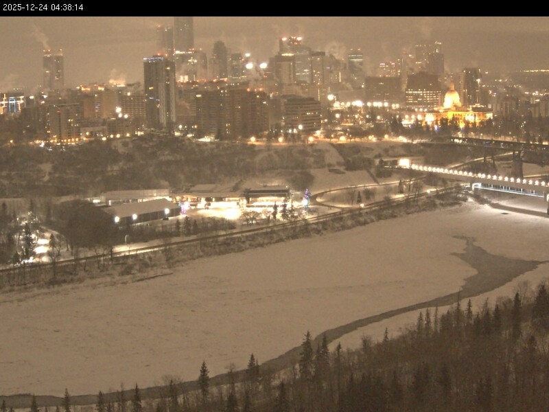 Archiv Foto Webcam Panoramablick auf das River Valley und die Skyline von Edmonton