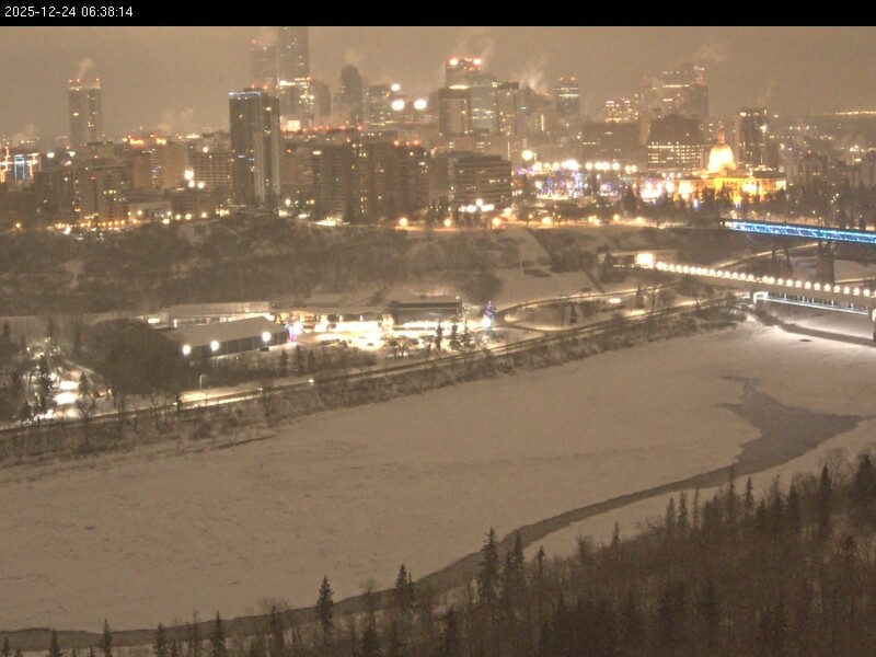 Archiv Foto Webcam Panoramablick auf das River Valley und die Skyline von Edmonton