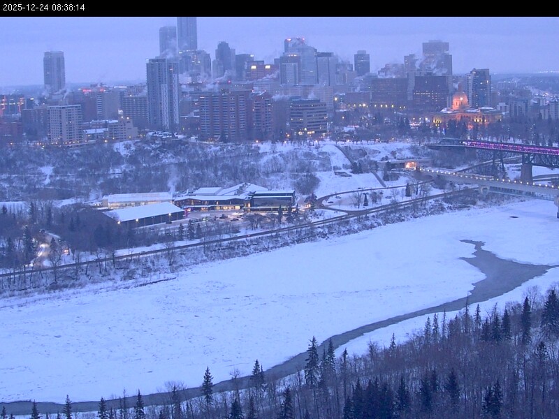 Archiv Foto Webcam Panoramablick auf das River Valley und die Skyline von Edmonton