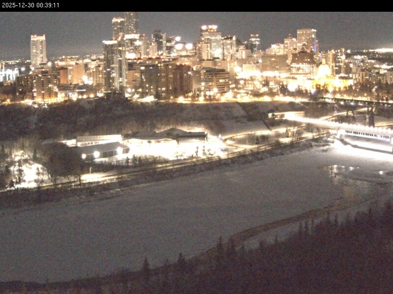 Archiv Foto Webcam Panoramablick auf das River Valley und die Skyline von Edmonton