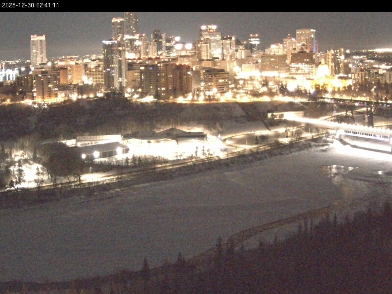 Archiv Foto Webcam Panoramablick auf das River Valley und die Skyline von Edmonton
