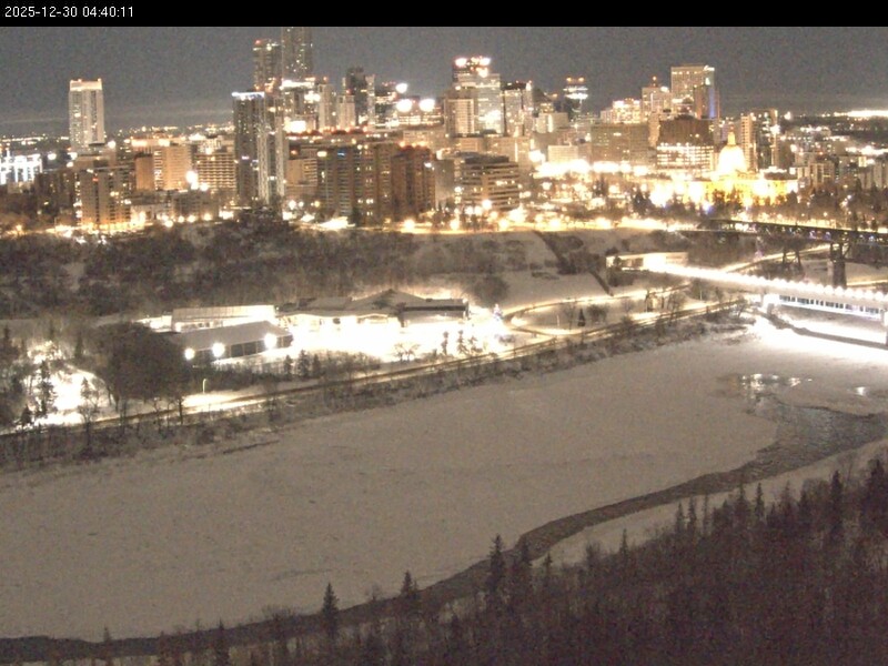 Archiv Foto Webcam Panoramablick auf das River Valley und die Skyline von Edmonton