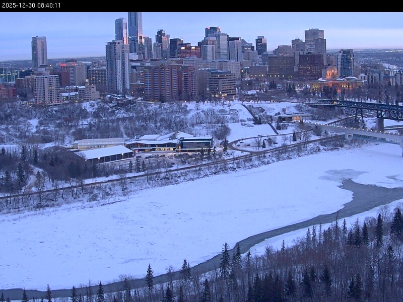 Archiv Foto Webcam Panoramablick auf das River Valley und die Skyline von Edmonton
