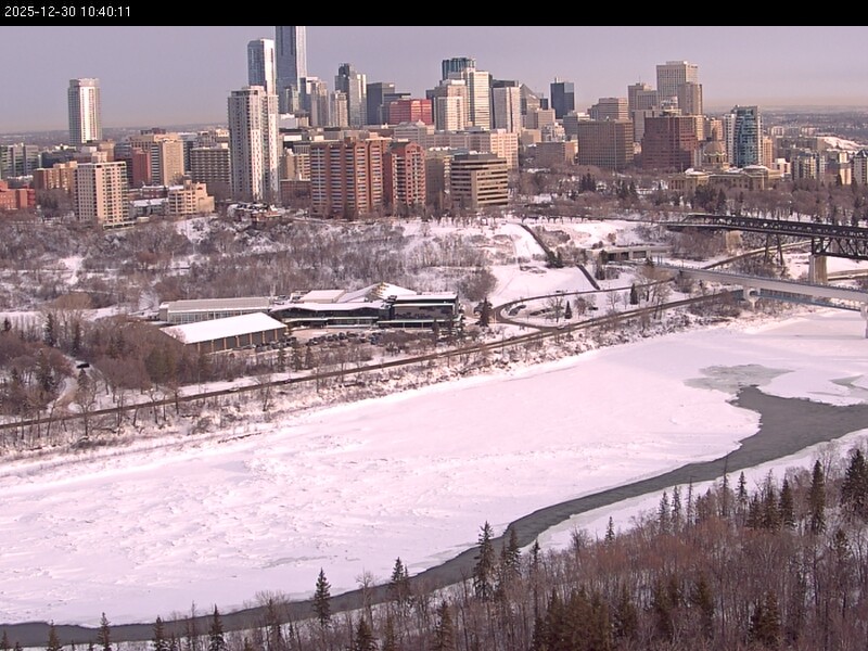 Archiv Foto Webcam Panoramablick auf das River Valley und die Skyline von Edmonton
