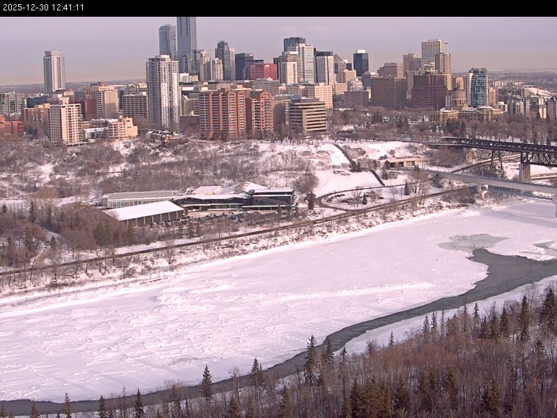 Archiv Foto Webcam Panoramablick auf das River Valley und die Skyline von Edmonton