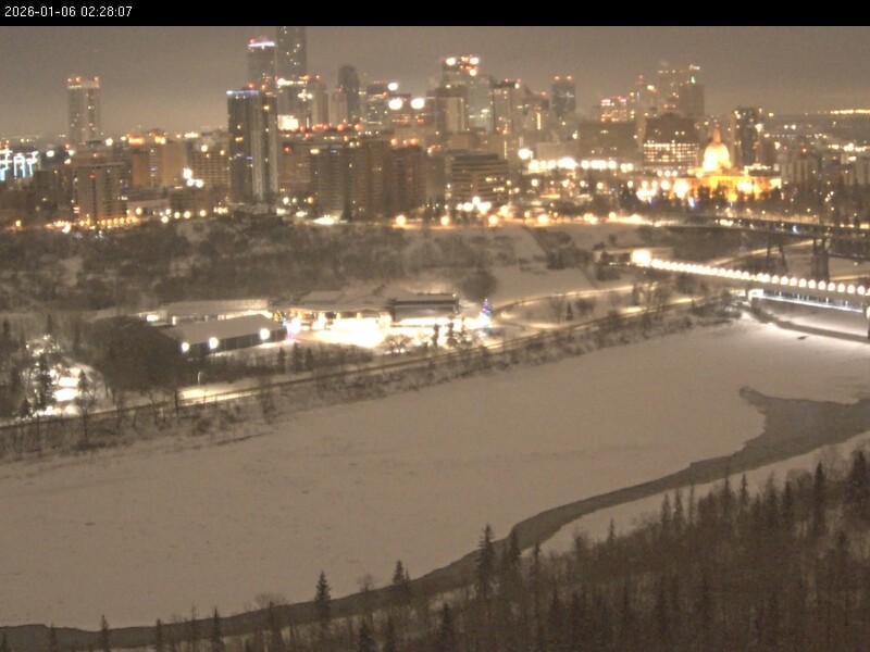 Archiv Foto Webcam Panoramablick auf das River Valley und die Skyline von Edmonton