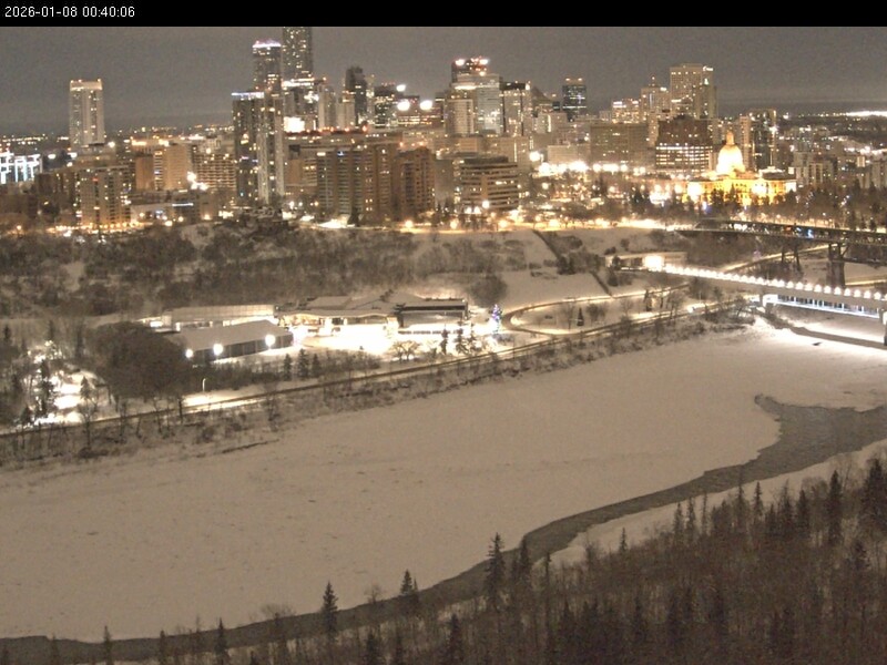 Archiv Foto Webcam Panoramablick auf das River Valley und die Skyline von Edmonton