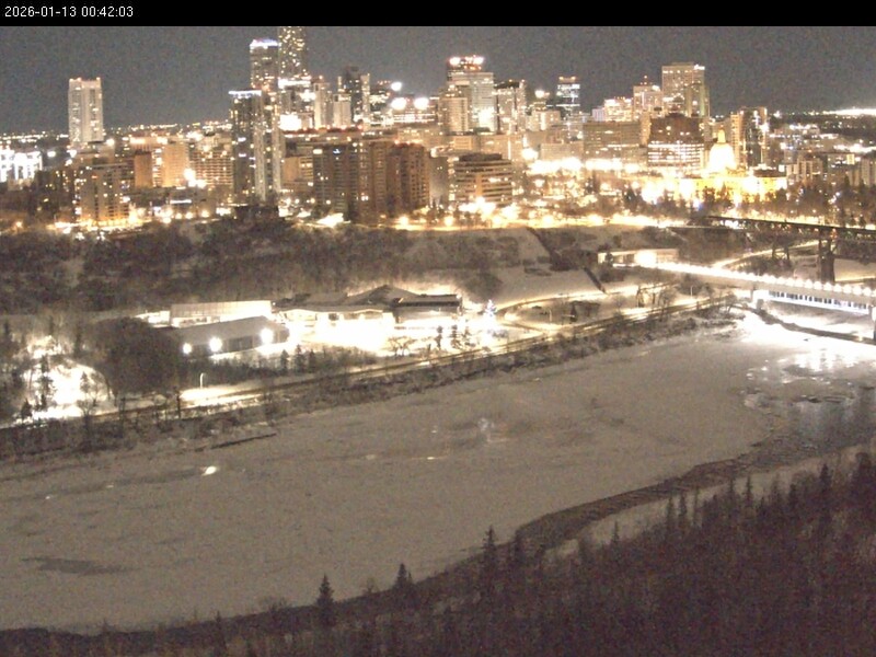 Archiv Foto Webcam Panoramablick auf das River Valley und die Skyline von Edmonton