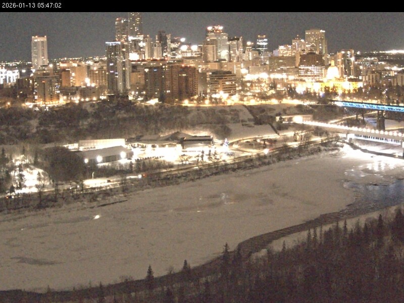 Archiv Foto Webcam Panoramablick auf das River Valley und die Skyline von Edmonton