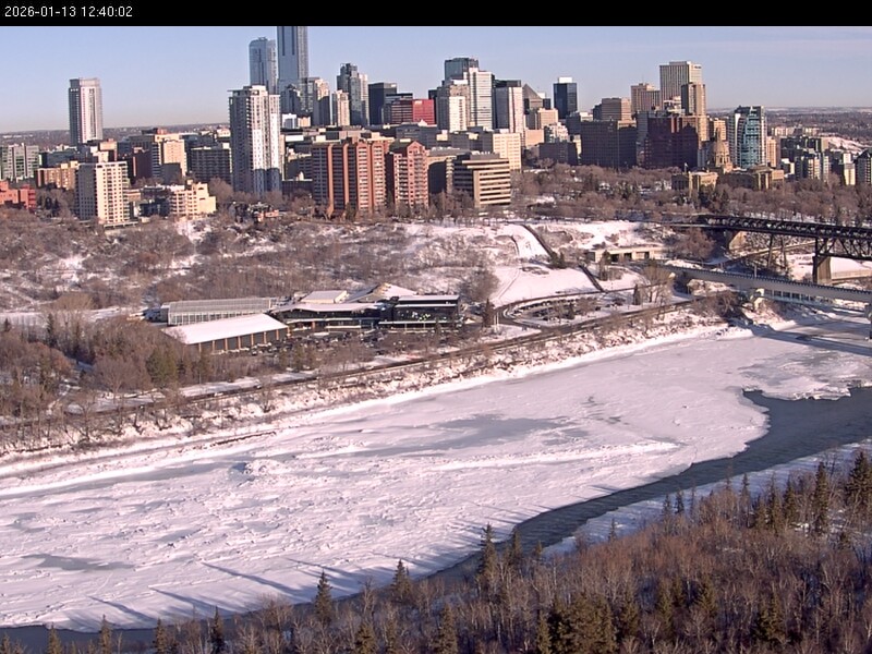 Archiv Foto Webcam Panoramablick auf das River Valley und die Skyline von Edmonton