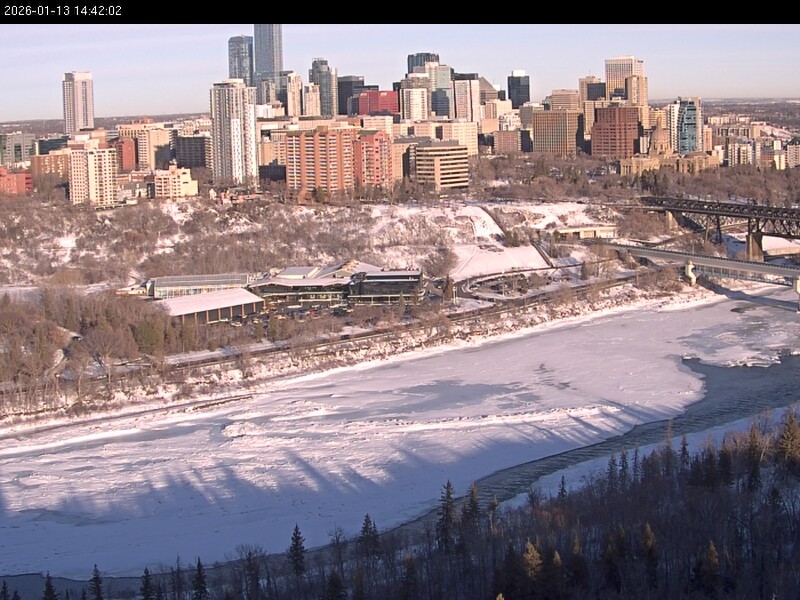 Archiv Foto Webcam Panoramablick auf das River Valley und die Skyline von Edmonton