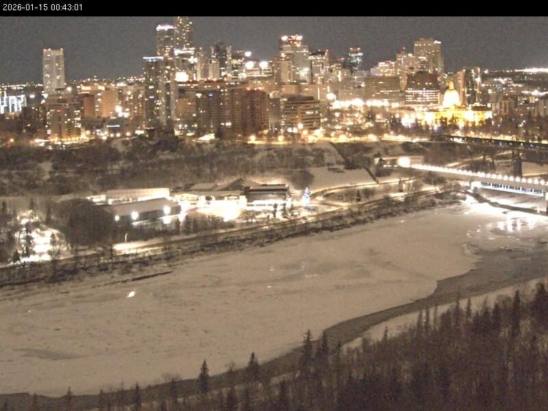 Archiv Foto Webcam Panoramablick auf das River Valley und die Skyline von Edmonton