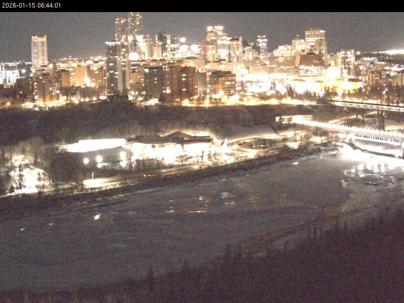 Archiv Foto Webcam Panoramablick auf das River Valley und die Skyline von Edmonton