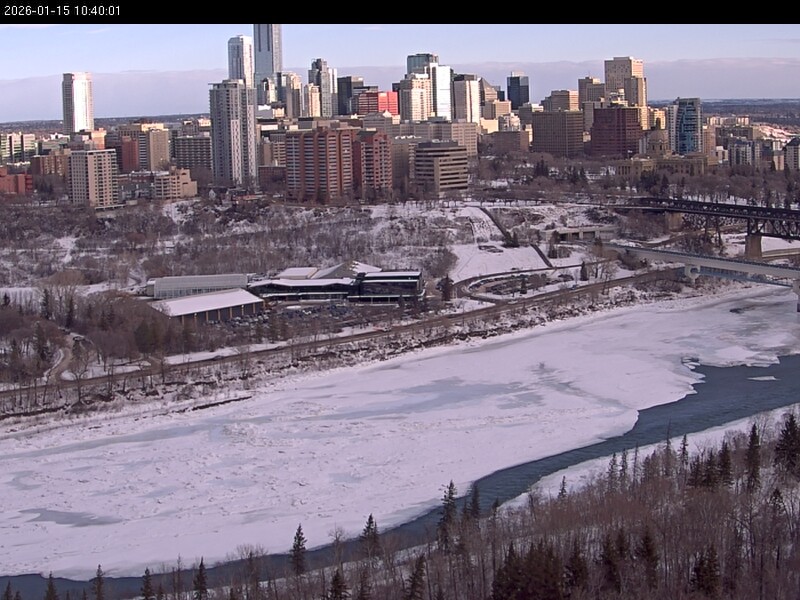 Archiv Foto Webcam Panoramablick auf das River Valley und die Skyline von Edmonton