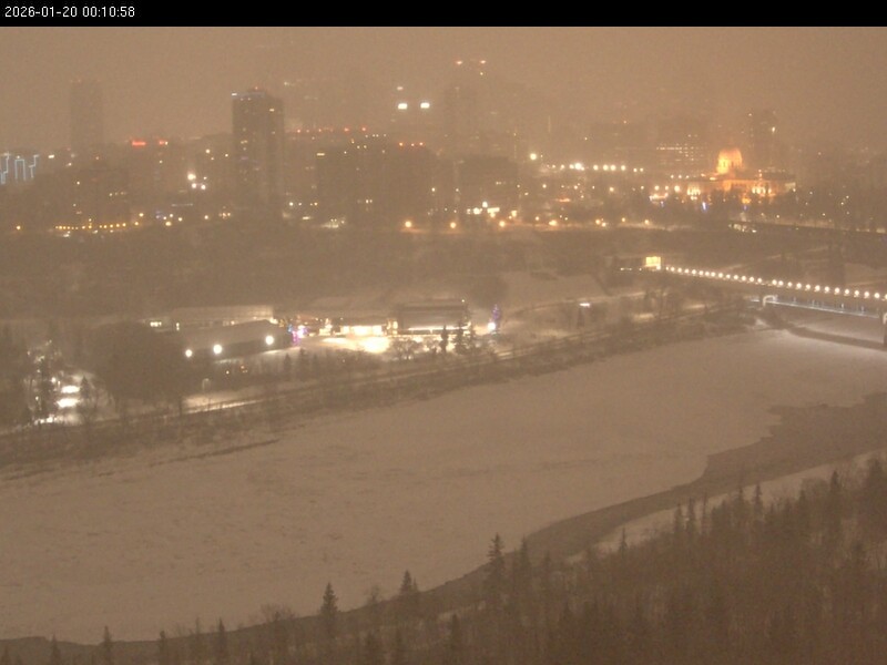 Archiv Foto Webcam Panoramablick auf das River Valley und die Skyline von Edmonton