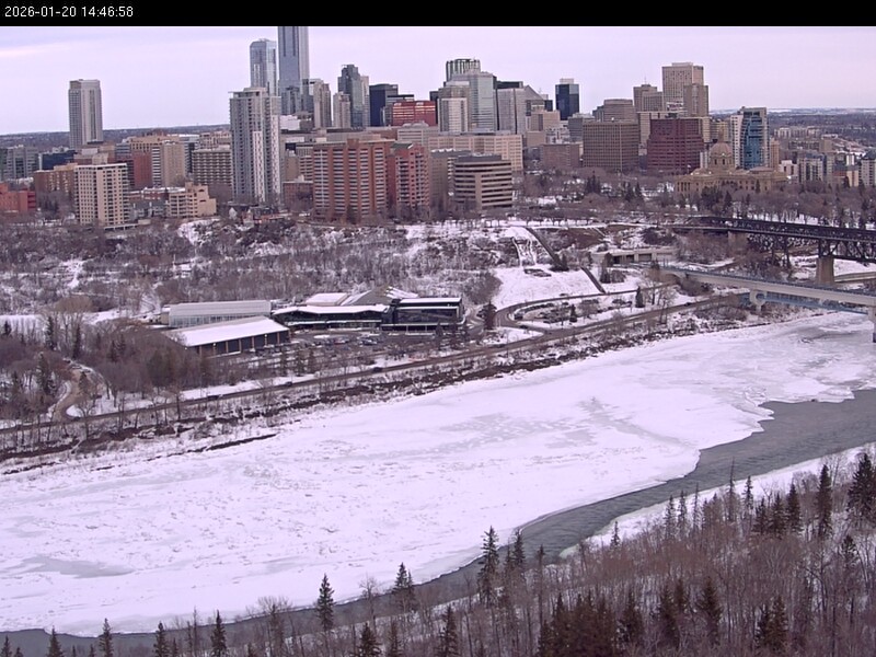 Archiv Foto Webcam Panoramablick auf das River Valley und die Skyline von Edmonton