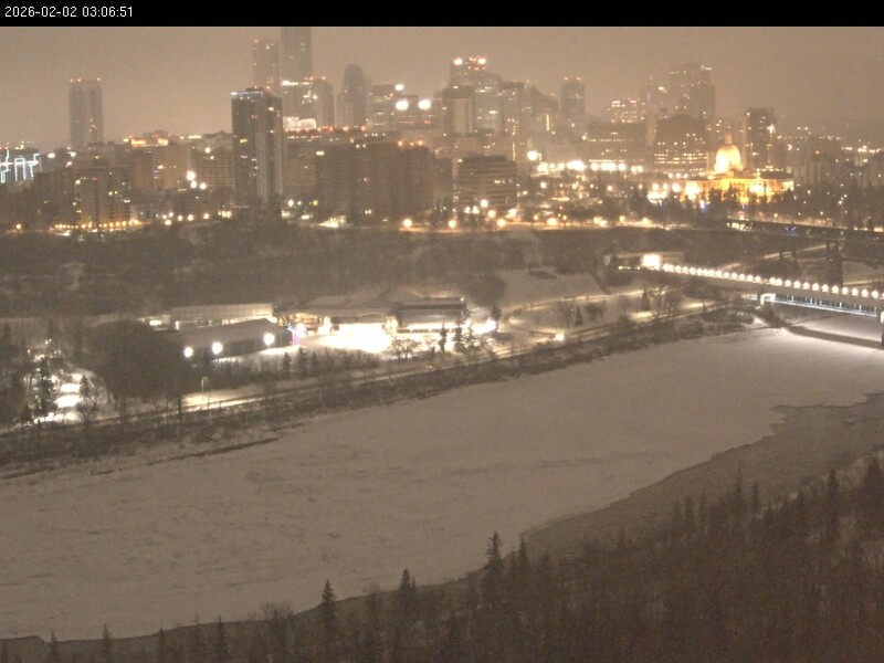 Archiv Foto Webcam Panoramablick auf das River Valley und die Skyline von Edmonton