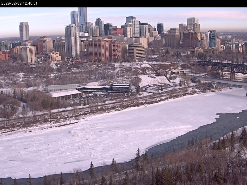 Archiv Foto Webcam Panoramablick auf das River Valley und die Skyline von Edmonton