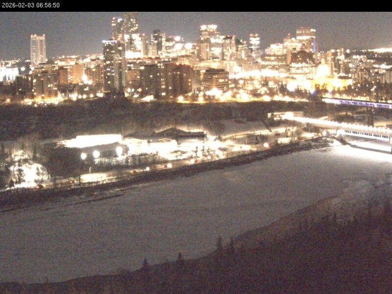 Archiv Foto Webcam Panoramablick auf das River Valley und die Skyline von Edmonton