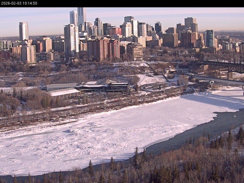Archiv Foto Webcam Panoramablick auf das River Valley und die Skyline von Edmonton