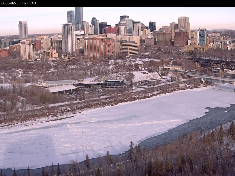 Archiv Foto Webcam Panoramablick auf das River Valley und die Skyline von Edmonton