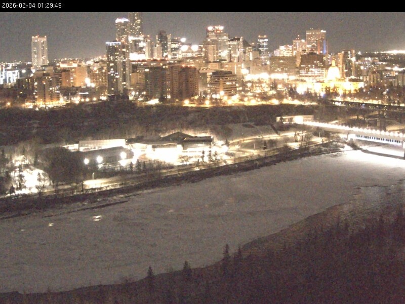 Archiv Foto Webcam Panoramablick auf das River Valley und die Skyline von Edmonton