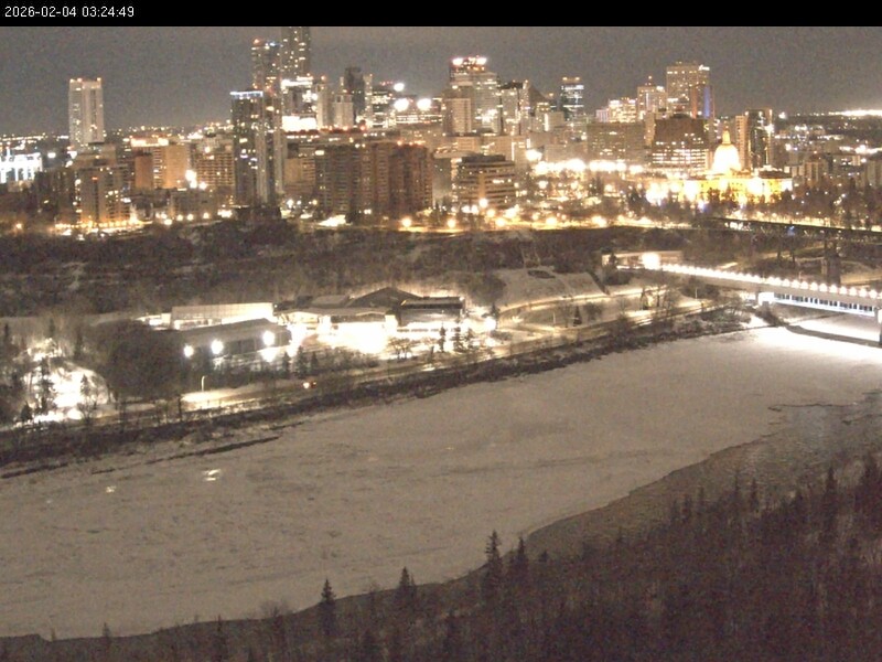 Archiv Foto Webcam Panoramablick auf das River Valley und die Skyline von Edmonton
