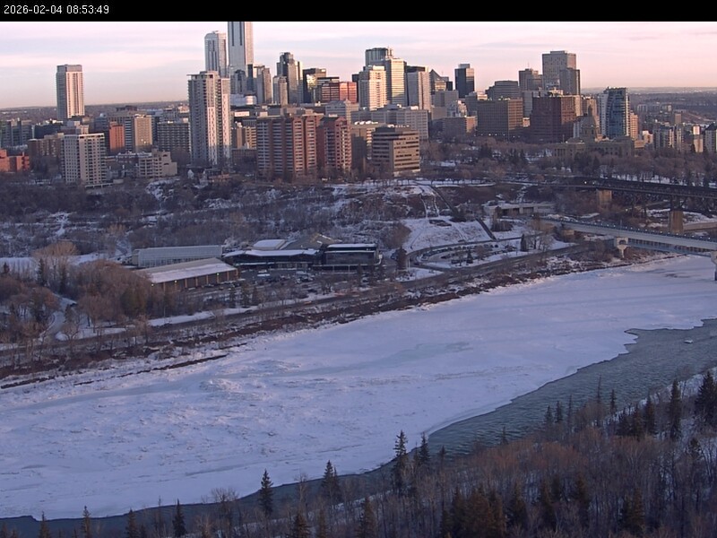 Archiv Foto Webcam Panoramablick auf das River Valley und die Skyline von Edmonton