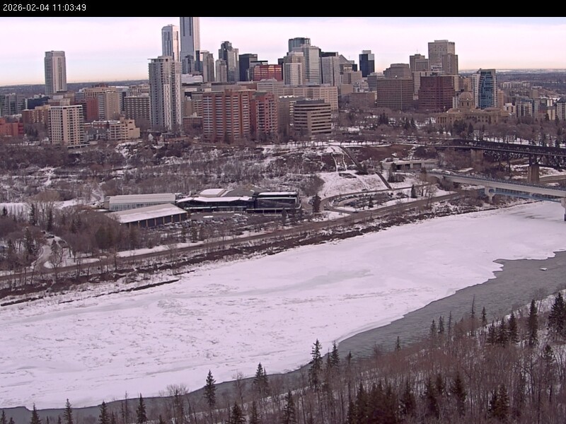 Archiv Foto Webcam Panoramablick auf das River Valley und die Skyline von Edmonton