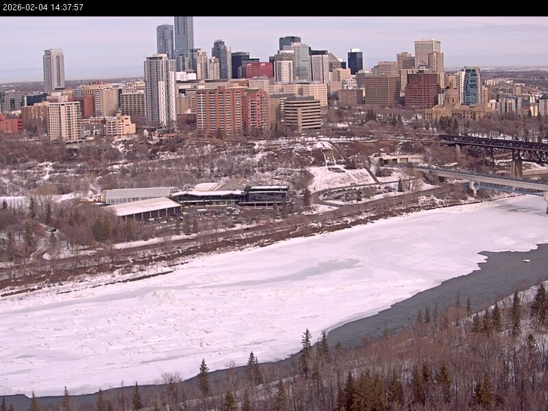 Archiv Foto Webcam Panoramablick auf das River Valley und die Skyline von Edmonton