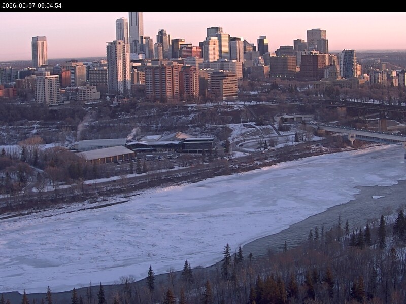Archiv Foto Webcam Panoramablick auf das River Valley und die Skyline von Edmonton