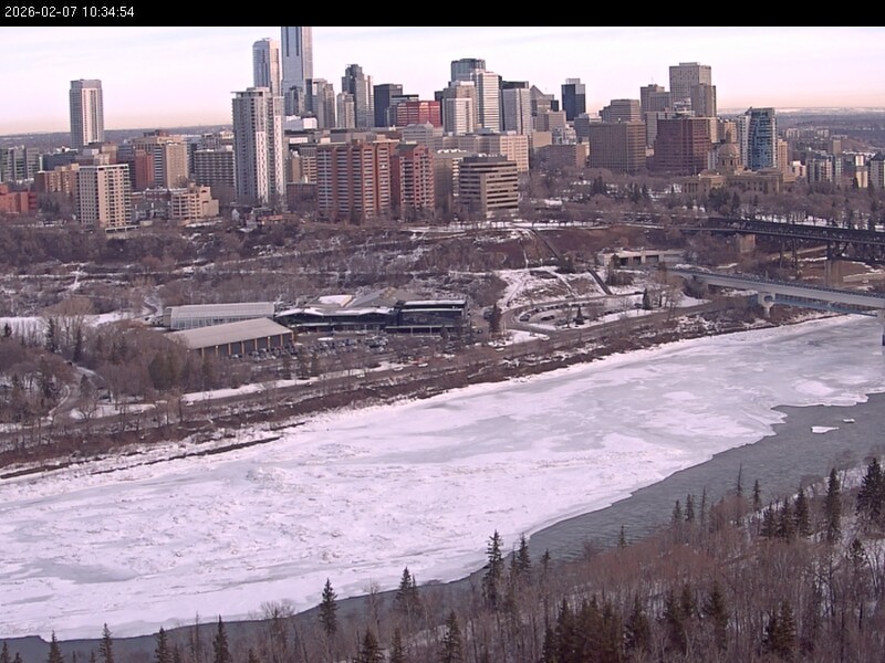 Archiv Foto Webcam Panoramablick auf das River Valley und die Skyline von Edmonton