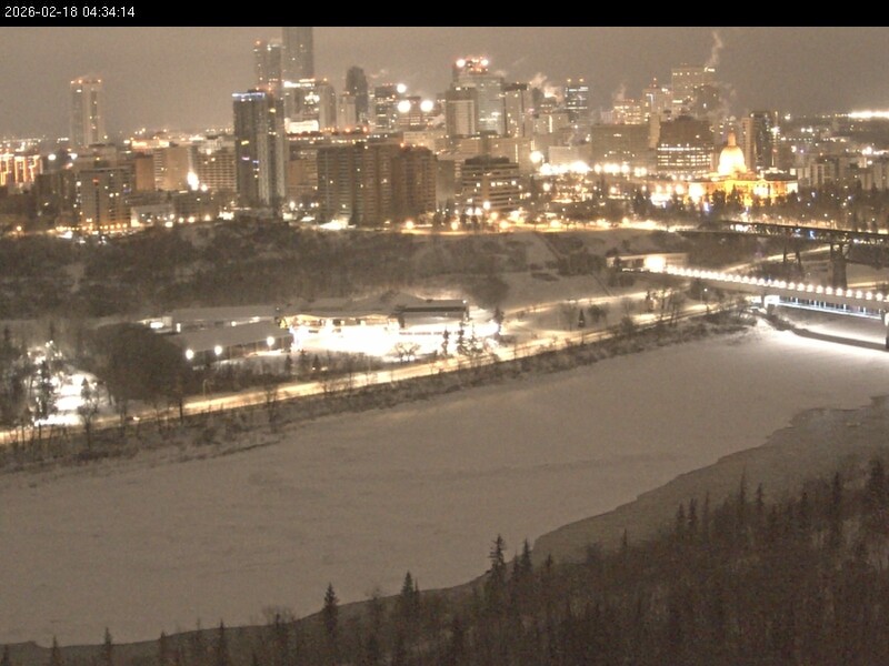 Archiv Foto Webcam Panoramablick auf das River Valley und die Skyline von Edmonton