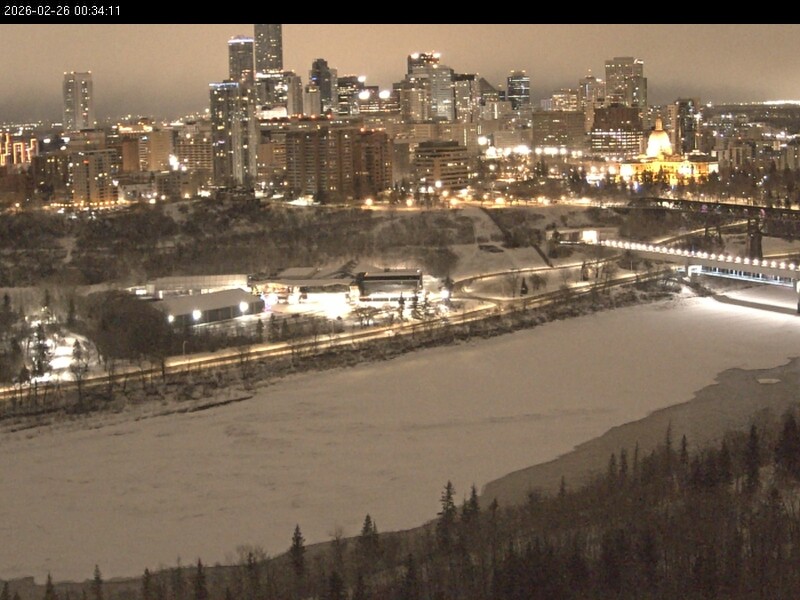Archived image Webcam Edmonton: View Skyline
