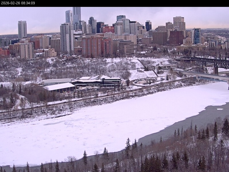 Archived image Webcam Edmonton: View Skyline