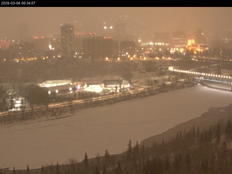Archiv Foto Webcam Panoramablick auf das River Valley und die Skyline von Edmonton
